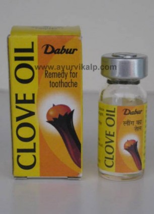 Dabur, CLOVE Oil, 2 ml, Good remedy for toothache